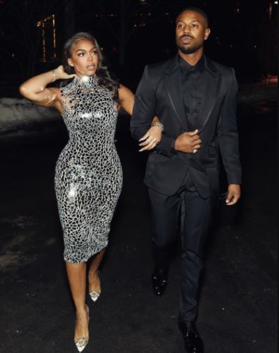 Lori Harvey with boyfriend Michael B. Jordan